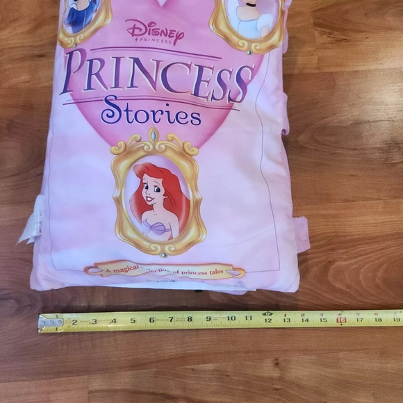 Disney Princess Stories Soft Stuffed Plush Cloth Book Pillow Snow White Aurora - Picture 12 of 12